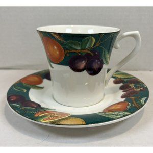 Mikasa Ultima+ Passion Fruit HK706 Cup & Saucer Set – Replacement – EUC